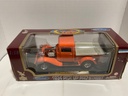 1:18 ROAD LEGENDS FORD 1934 PICK UP PRO STREET ORANGE ON CREAM image