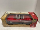 1:18 MOTOR MAX 1960 CHEVROLET IMPALA RED ON CREAM/GREY image