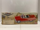 1:18 MOTOR MAX 1960 CHEVROLET IMPALA RED ON CREAM/GREY image