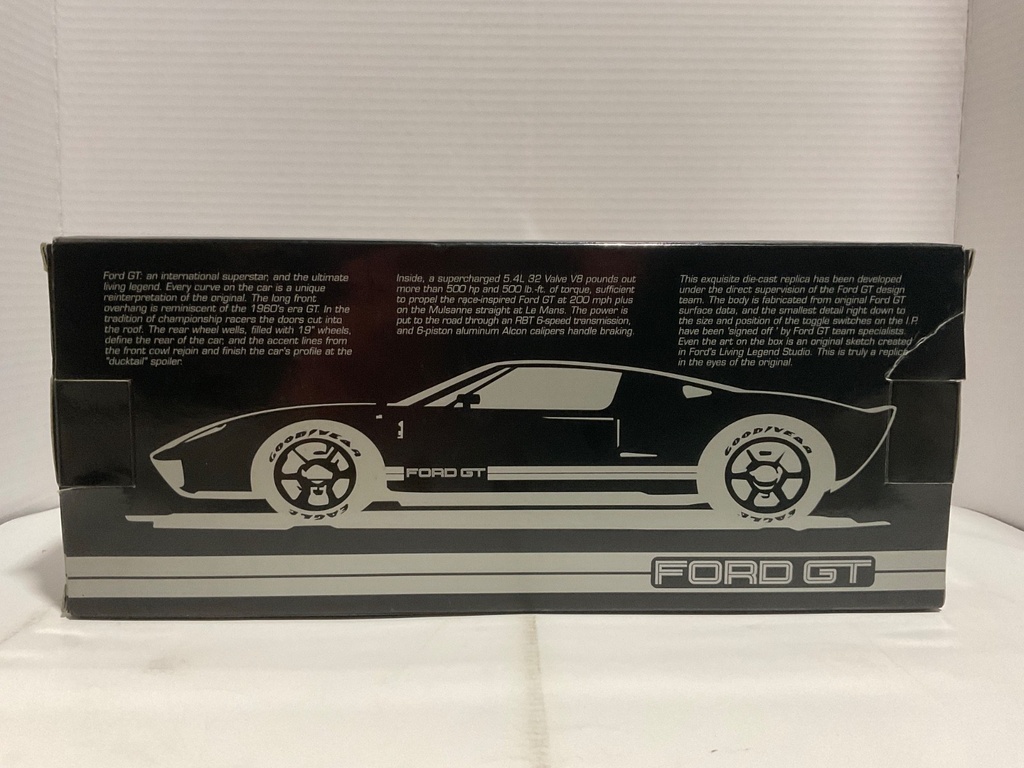 1:18 BEANSTALK FORD GT CONCEPT YELLOW ON BLACK *BOX DAMAGE image