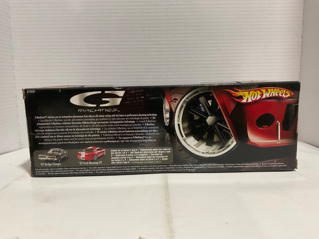 1:18 HOT WHEELS G MACHINES ‘69 DODGE CHARGER BLACK ON BLACK image