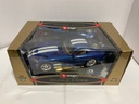 1:18 BURAGO DODGE VIPER GTS COUPE 1996 BLUE/WHITE ON GREY image