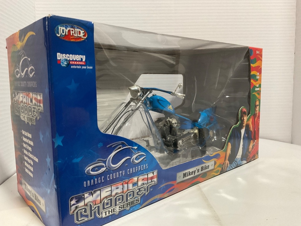 1:10 JOY RIDE AMERICAN CHOPPER MIKEY’S BIKE BLUE image