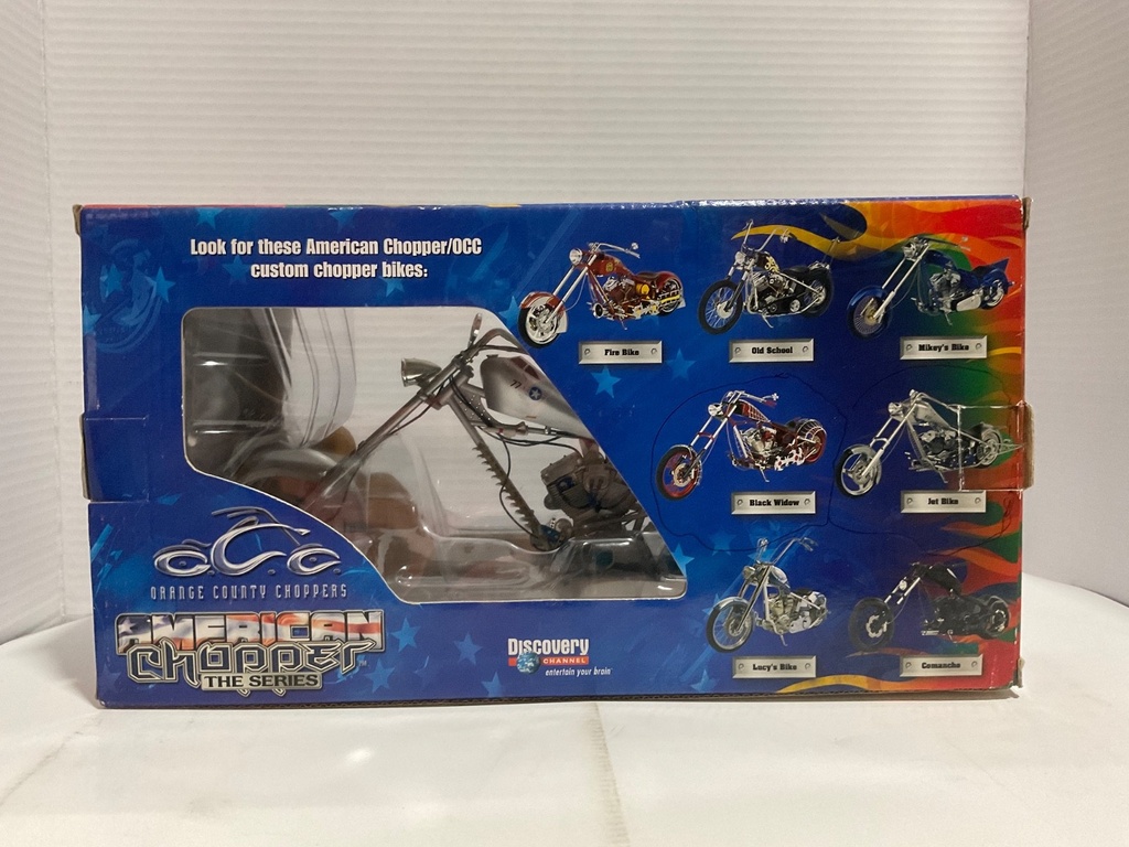 1:10 JOY RIDE AMERICAN CHOPPER JET BIKE SILVER/BLACK image