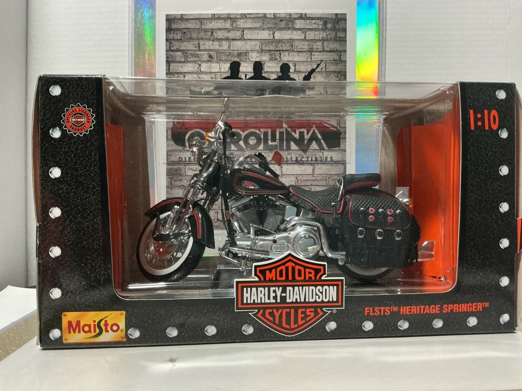 1:18 HARLEY DAVIDSON MOTORCYCLES FLSTS HERITAGE SPRINGER image