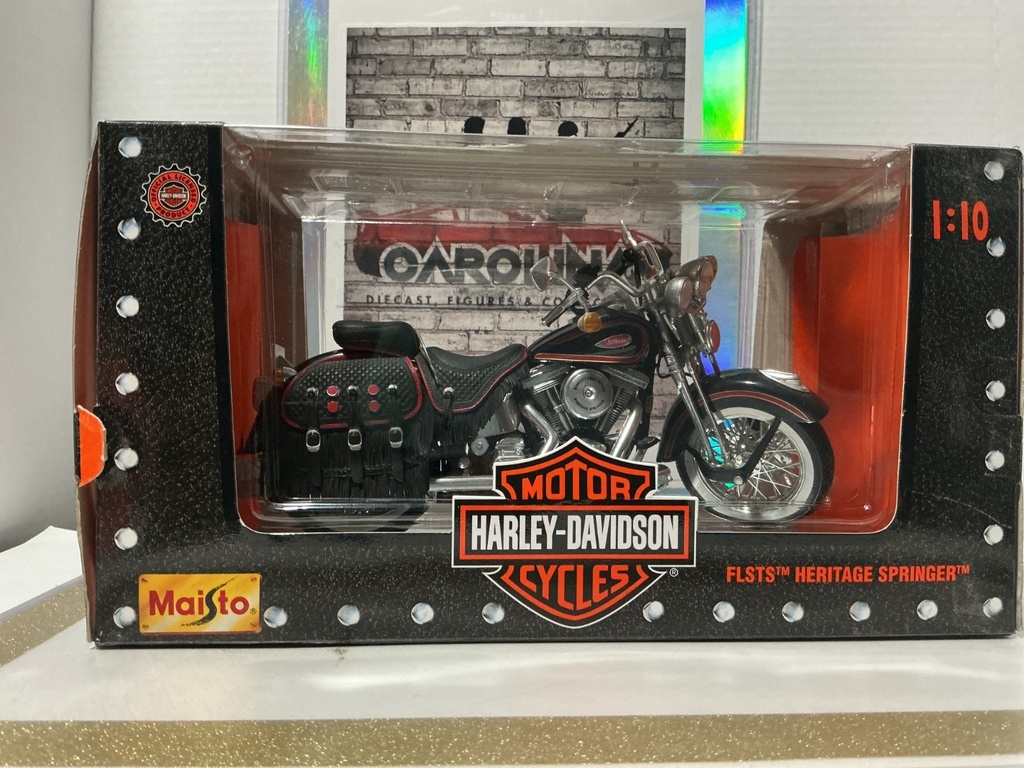 1:18 HARLEY DAVIDSON MOTORCYCLES FLSTS HERITAGE SPRINGER image