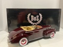1:18 BEST OF SHOW CONVERTIBLE COUPE 1940 DARK RED ON TAN *BROKEN PIECES image