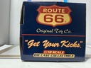 1:18 ROUTE 66 “GET YOUR KICKS” 1956 FORD FAIRLANE BLACK / YELLOW image