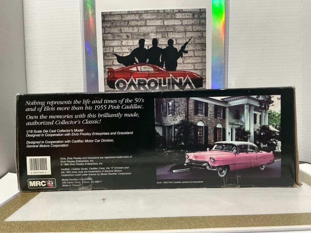 1:18 MRC ELVIS PRESLY PINK CADILLAC 1955 image