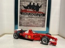 1:18 HOTWHEELS 2001 FERRARI F2001 M. SCHUMACHER TIC TAC SHELL #1 MISSING INTAKE image