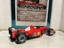 1:18 HOTWHEELS 2001 FERRARI F2001 M. SCHUMACHER TIC TAC SHELL #1 MISSING INTAKE image