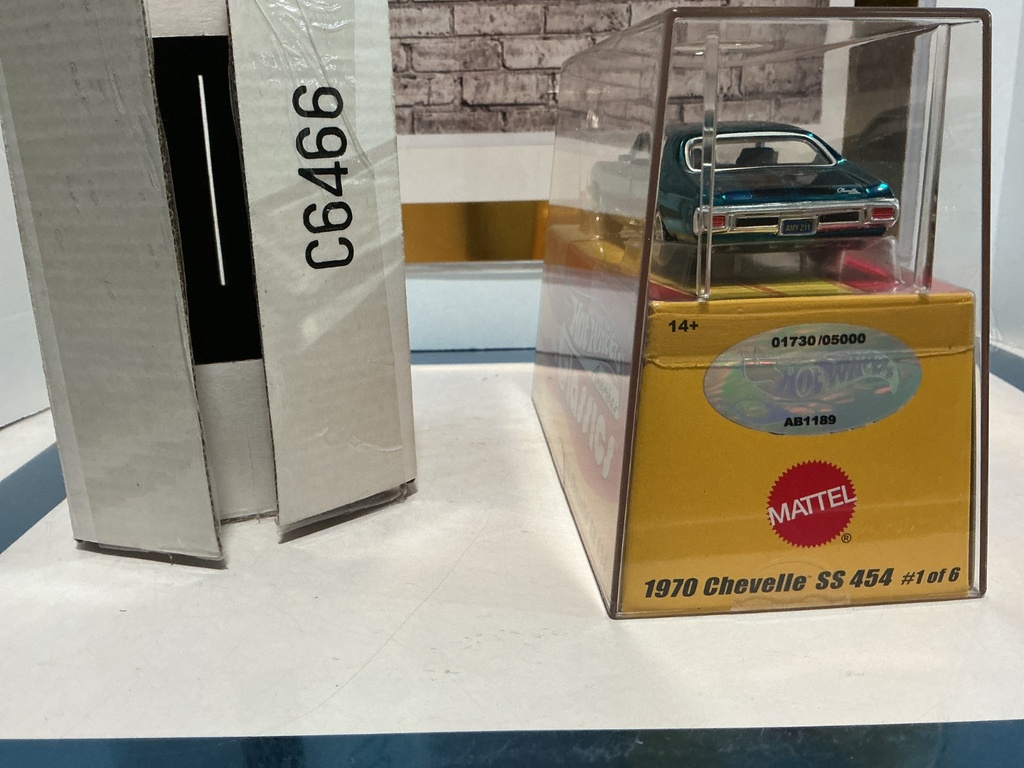 1/43 HOT WHEELS 1970 CHEVELLE SS 454 1 OF 6 image