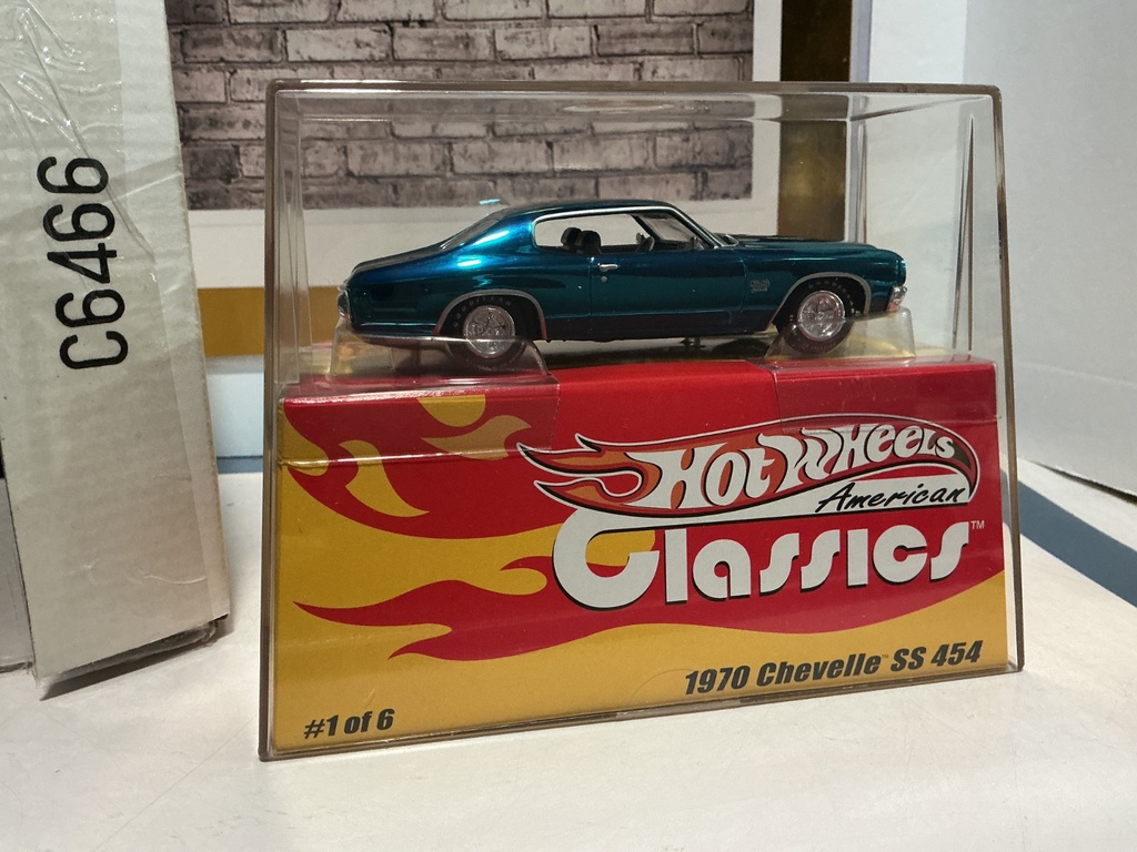 1/43 HOT WHEELS 1970 CHEVELLE SS 454 1 OF 6 image