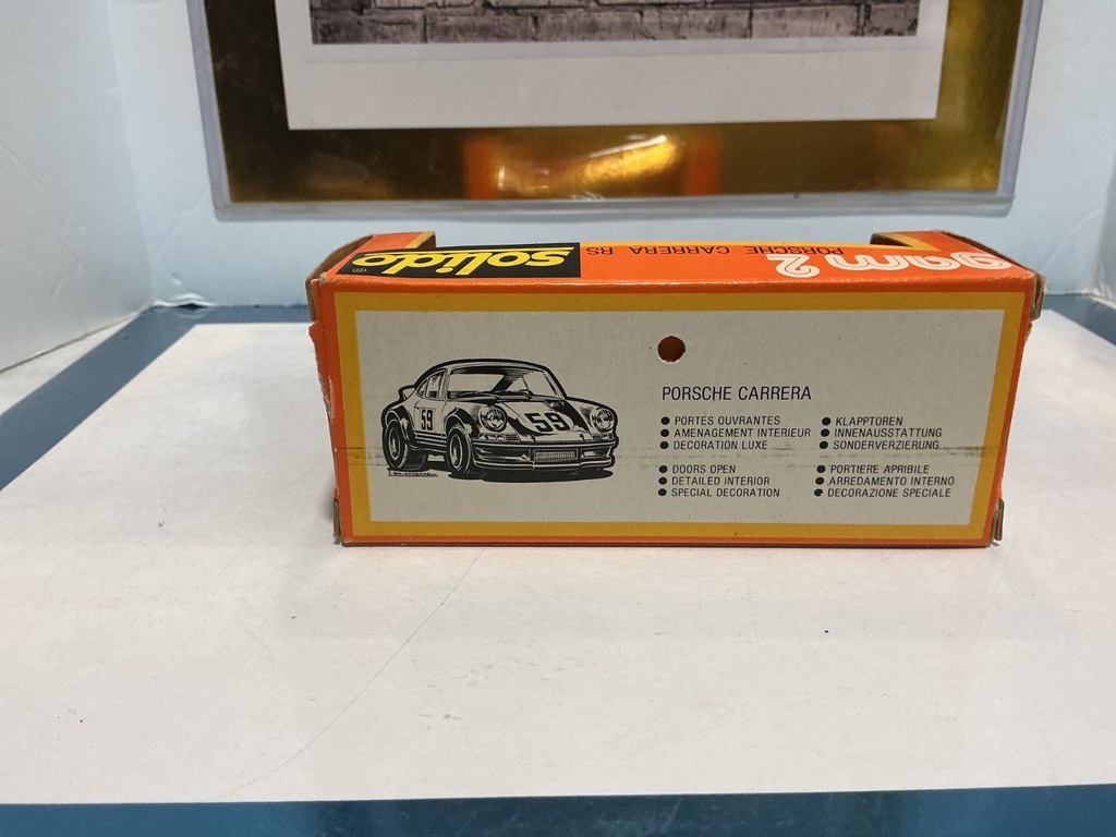 1/43 SOLIDO MADE IN FRANCE PORSHE CARRERA RS image