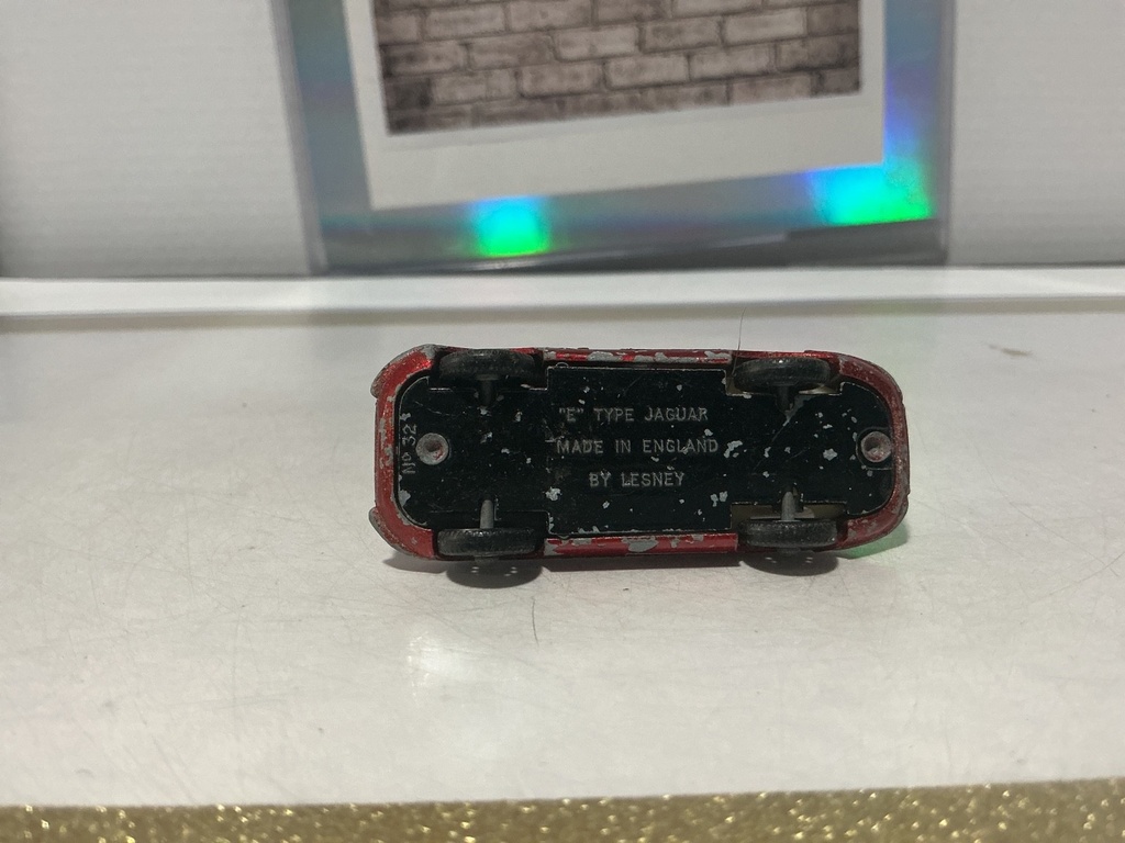 1/64 1962 MATCHBOX E TYPE JAGUAR MADE IN ENGLAND - LESNEY PRODUCT image