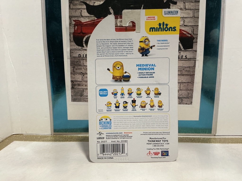MINIONS MOVIE - 4-INCH MEDIEVAL MINION  B3 image