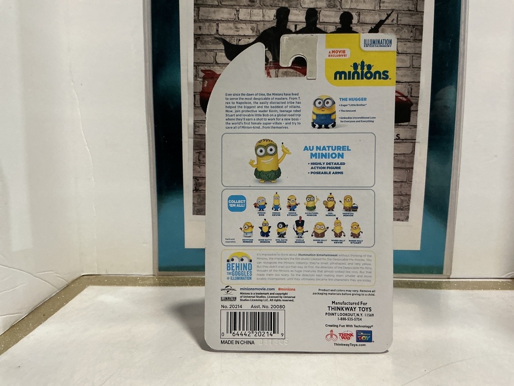MINIONS MOVIE - 4-INCH AU NATUREL MINION  B3 image
