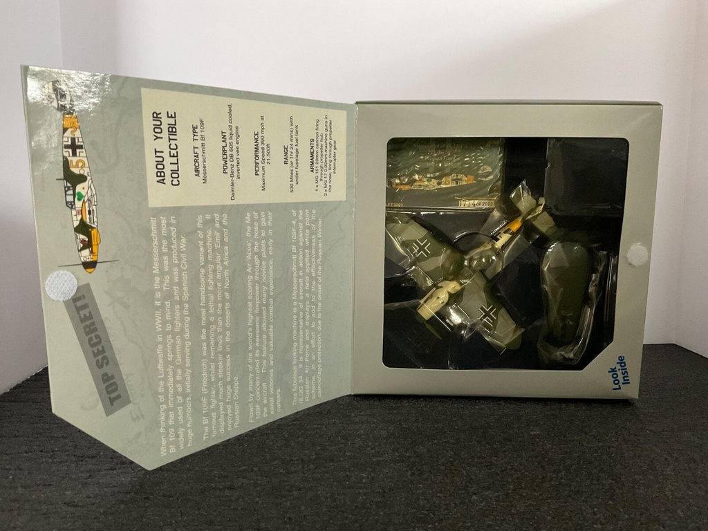 Gemini Aces Messerschmitt Bf 109F-4 War Plane Russian Front  1/72 Galft3001 image