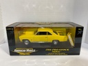 1:18 ERTL AMERICAN MUSCLE 1966 PRO STOCK NOVA YELLOW ON BLACK *TRUNK CAME OFF
