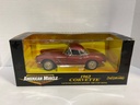 1:18 ERTL AMERICAN MUSCLE 1962 CORVETTE BURGUNDY ON BLACK