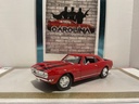 1/18: ROAD LEGENDS 1967 CHEVY CAMARO RED ON BLACK *MINOR PAINT RASH*