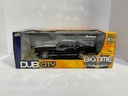 1:18 JADA TOYS DUB CITY (DISPLAYED) 1967 SHELBY GT-500KR BLACK/WHITE ON BLACK