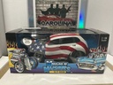 1/18: MUSCLE MACHINES RED WHITE & BLUE ‘00 PT CRUISER