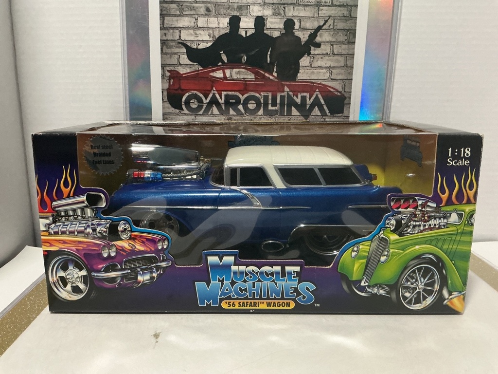 [112207] 1/18: MUSCLE MACHINES ‘56 SAFARI WAGON