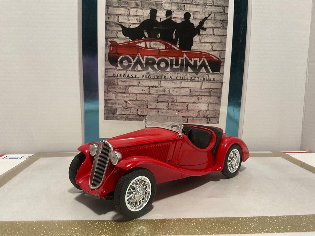 1/18: TONKA FIAT 508 CAPPA RED ON BLACK