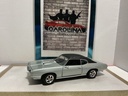 1/18: ERTL 1969 PONTIC GTO ARNIE BESWICK SILVER ON BLACK