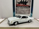 1/18: MOTOR MAX 1969 PONTIAC GTO WHITE ON BLACK