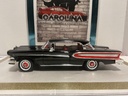 1/18: ROAD SIGNATURE 1958 EDSEL CITATION DELUXE BLACK ON RED