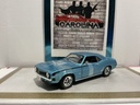 1/18: ERTL 1969 SS 396 L 89 CHEVROLET CAMARO GLACIER BLUE ON BLACK