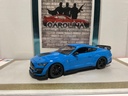 1/18: MAISTO 2020 MUSTANG SHELBY GT 500 BLUE ON BLACK