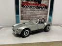 1/18: ERTL 1965 SHELBY COBRA 427 SILVER ON BLACK