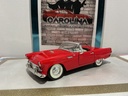 1/18: ROAD LEGENDS 1955 THUNDERBIRD RED ON BLACK