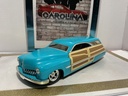 1/18: HOT WHEELS CUSTOM MER WOODY AQUA