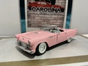 1/18: ROAD LEGENDS 1955 T BIRD PINK & WHITE & BLACK