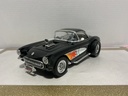 1/18: ROAD SIGNATURE 1957 CHEVROLET CORVETTE GASSER BLCK ON WHITE