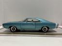 1/18 AUTHENTICS 1969 DODGE CHARGER R/T BLUE ON WHITE MCACN