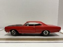 1/18 ERTL 1969 PLYMOUTH ROAD RUNNER RED ON BLACK *HANDLE BROKE