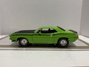 1/18 ERTL 1970 PLYMOUTH ‘CUDA GREEN/BLACK ON BLACK