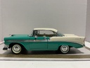 1/18 ROAD TOUGH ‘56 CHEVROLET BEL AIR TEAL ON CREAM *CRACKS IN PAINT
