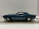 1/18 MOTOR MAX 1967 CHEVROLET CAMARO Z28 BLUE ON BLACK