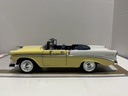1/18 ROAD SIGNATURE 1956 CHEVROLET BEL AIR YELLOW ON BLUE