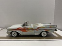 1/18 ERTL CHEVROLET BEL AIR 1957 WHITE ON WHITE