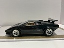 1/18 BURAGO LAMBORGHINI CANTACH 1988 BLACK ON TAN