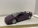 1/18 MAISTO LAMBORGHINI DIABLO PURPLE ON BLACK