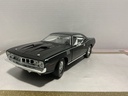 1/18 ERTL 1971 CUDA BLACK ON WHITE