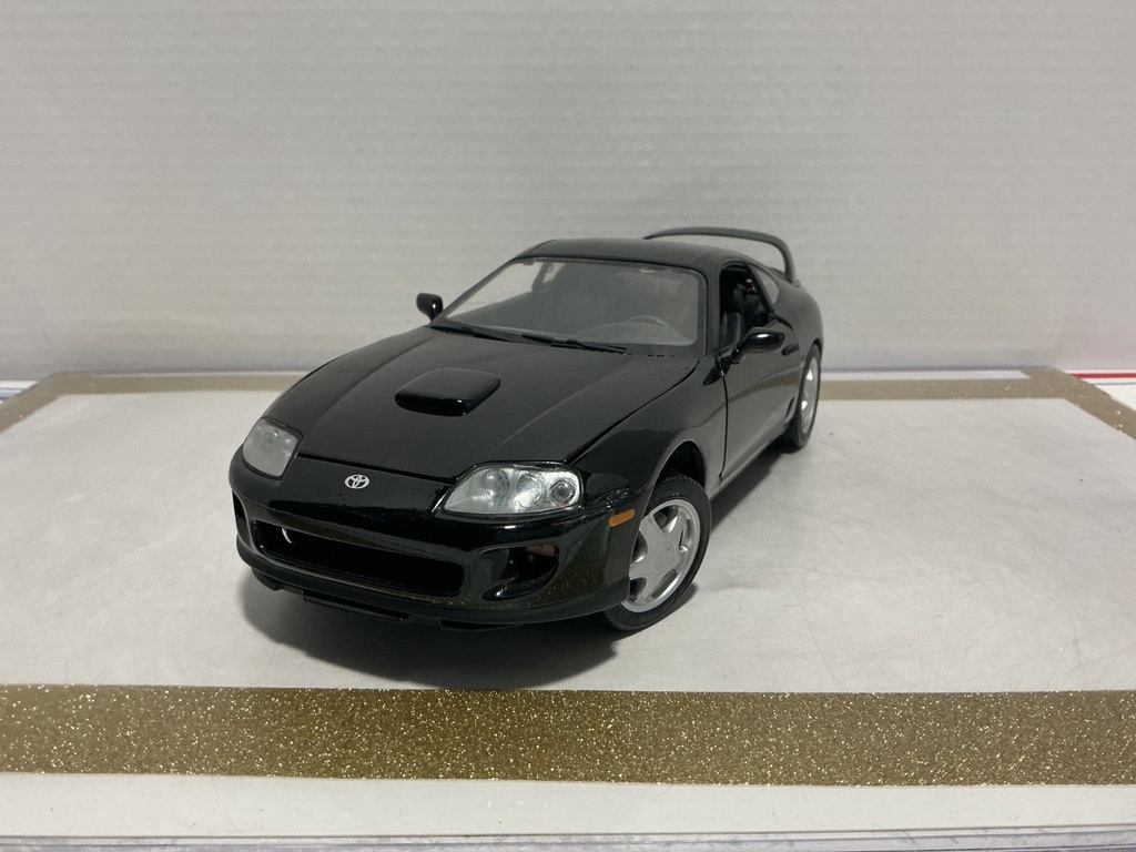 [111262] 1/18 KYOSHO TOYOTA SUPRA BLACK ON BLACK
